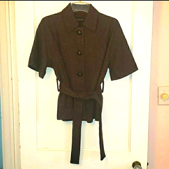 🍂❄️👠👖💼Banana Republic Short Sleeve Jacket sz M - Picture 5 of 11